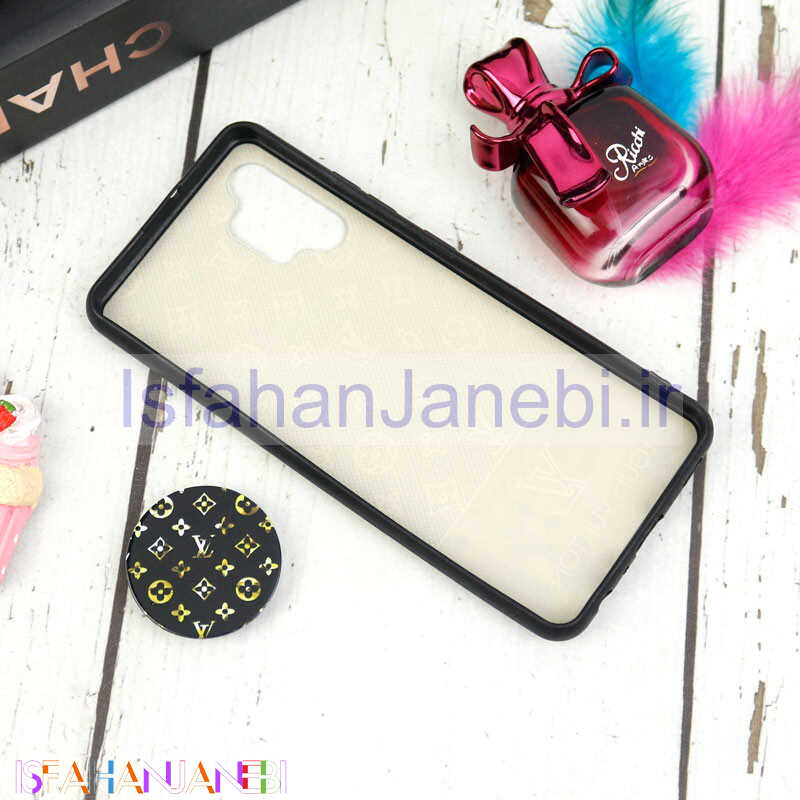 اصفهان جانبی-قاب فانتزی برجسته + پاپ سوکت طرح LV سامسونگ A32 4G سری F
