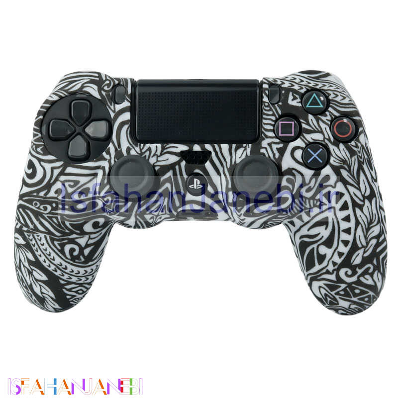 اصفهان جانبی-روکش دسته بازی PS4 طرحدار سفید مشکی