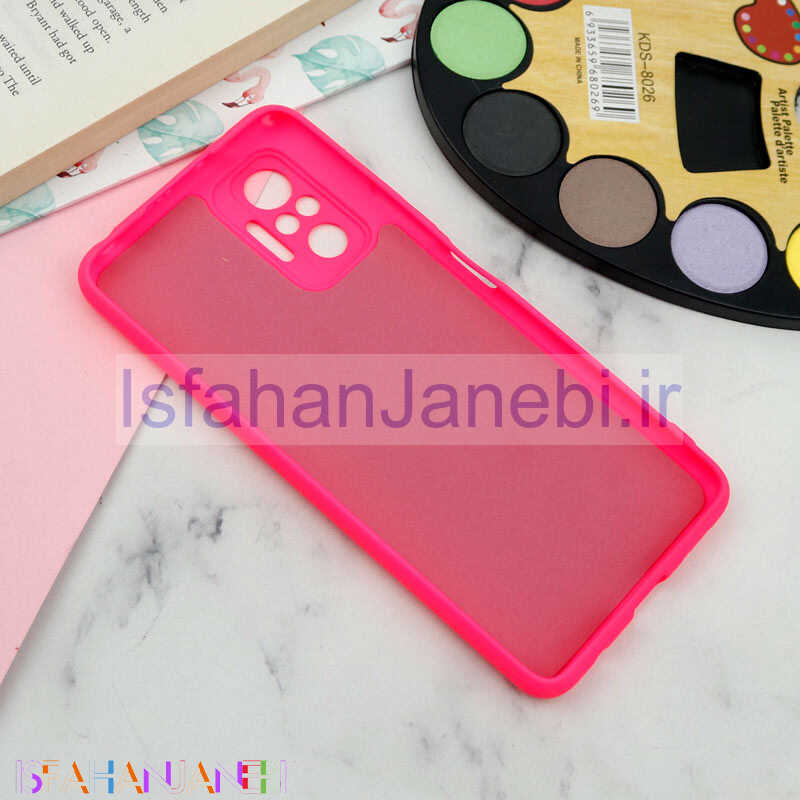 اصفهان جانبی-قاب محافظ لنزدار سیلیکونی Highcopy شیائومی Redmi Note 10 Pro سری A