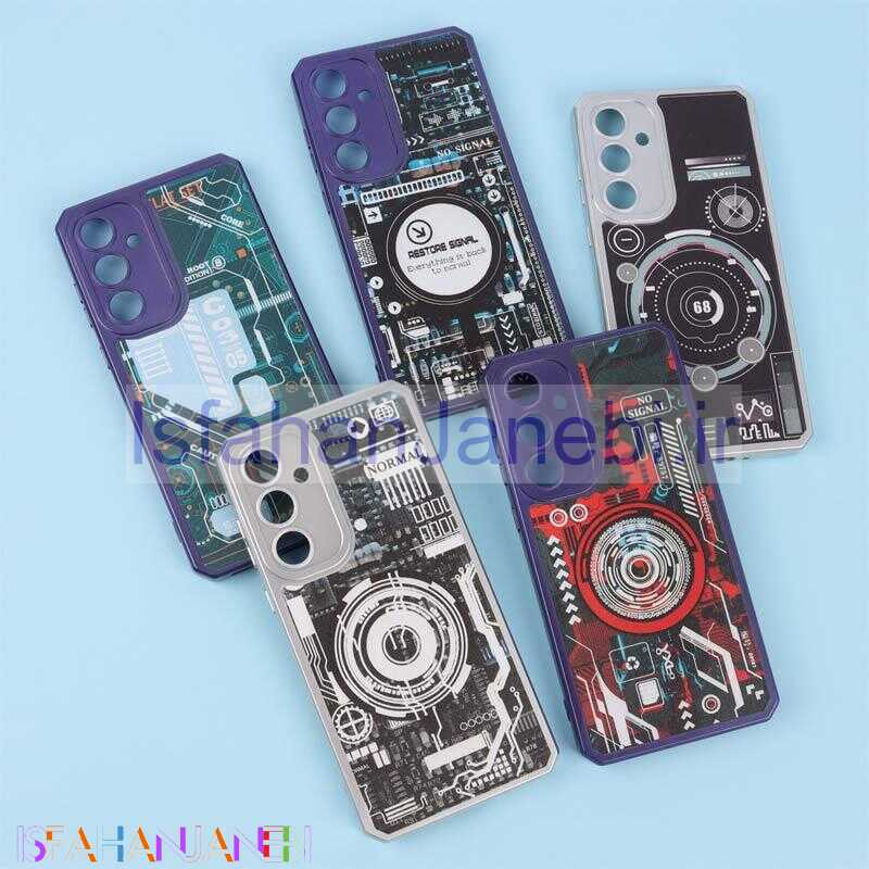 اصفهان جانبی-قاب ژله ای طرح دار مگ سیف محافظ لنزدار Samsung Galaxy A35