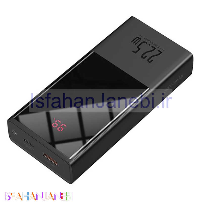 اصفهان جانبی-پاور بانک فست شارژ 20000 باسئوس Baseus Super Mini PPMN-B QC3 PD 22.5W