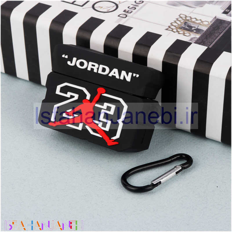 اصفهان جانبی-محافظ AirPods Pro سیلیکونی Jordan مشکی