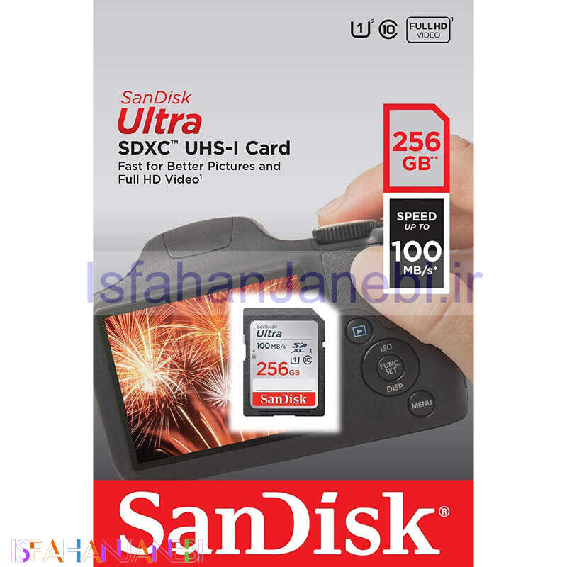 اصفهان جانبی-رم اس دی 256 گیگ سن دیسک SanDisk Ultra U1 100MB/s