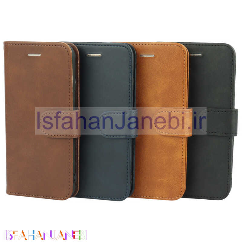 اصفهان جانبی-کیف چرمی مگنتی محافظ لنزدار آیفون 6 / 6s