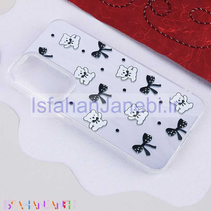 اصفهان جانبی-قاب Vip Max سامسونگ Galaxy A55 نقره ای طرح دار