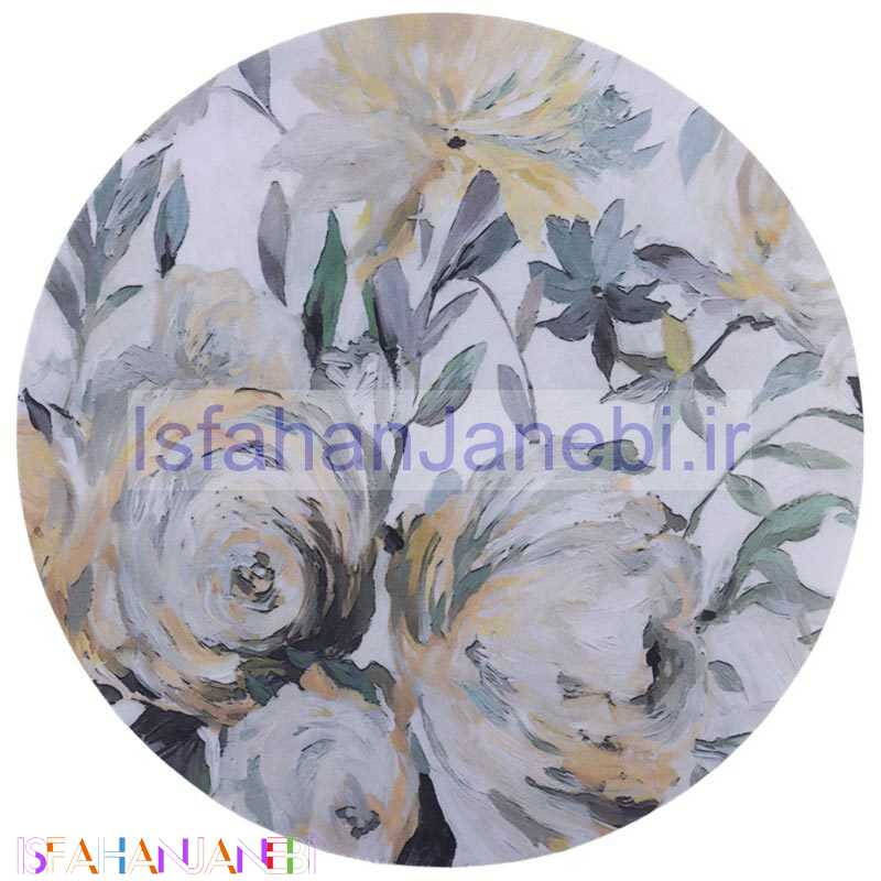 اصفهان جانبی-پد موس Qihe QH-1 19.5*19.5cm طرح گل