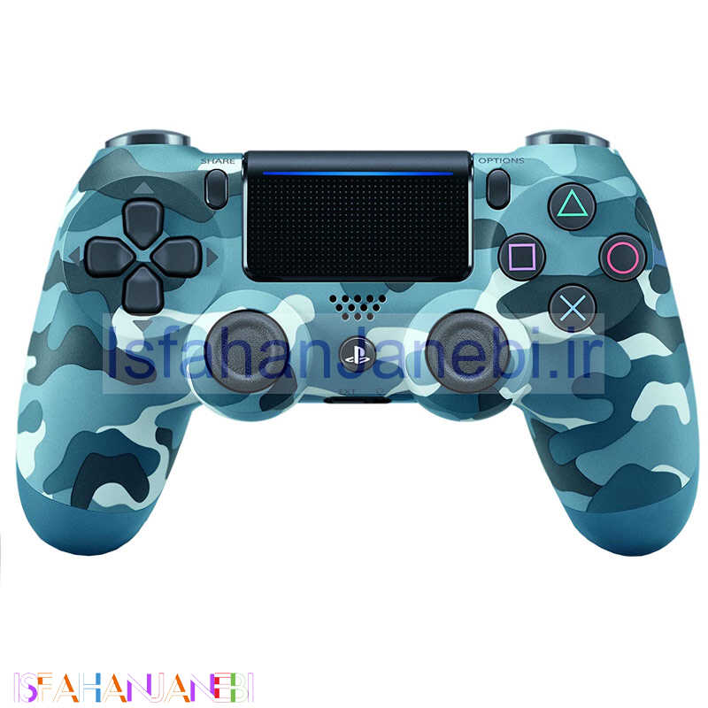اصفهان جانبی-دسته بازی بی سیم SONY PlayStation 4 DualShock 4 High Copy آبی ارتشی پکدار