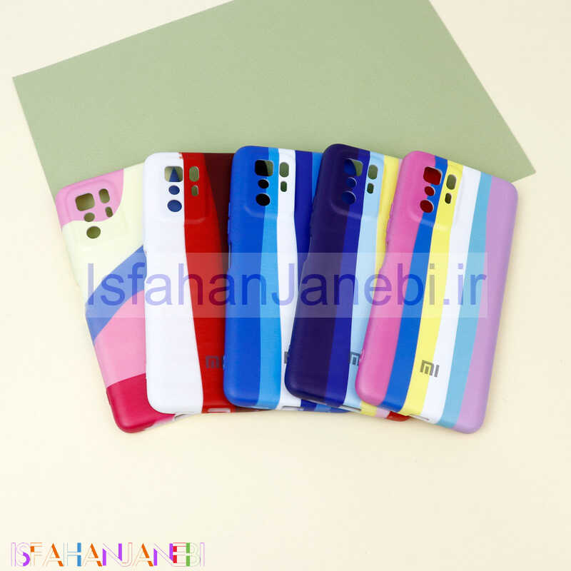 اصفهان جانبی-قاب محافظ لنزدار رنگین کمانی Highcopy شیائومی Xiaomi Poco X3 GT سری A