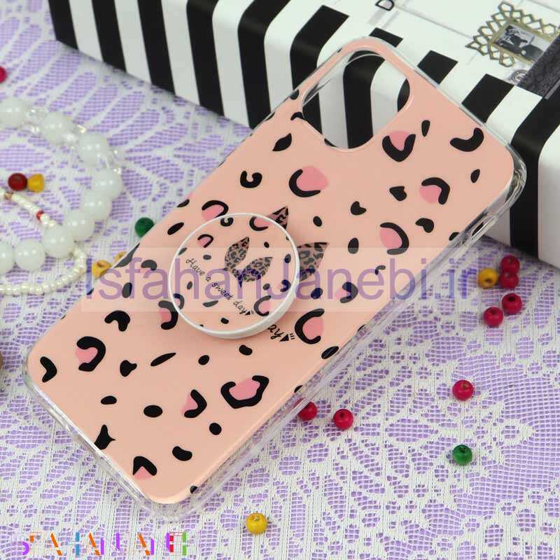 اصفهان جانبی-قاب سوپر IMD دور شفاف پاپ سوکت دار iPhone 11 خرگوش