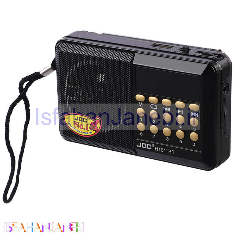 اصفهان جانبی-رادیو اسپیکر بلوتوثی رم و فلش خور JOC H1011BT