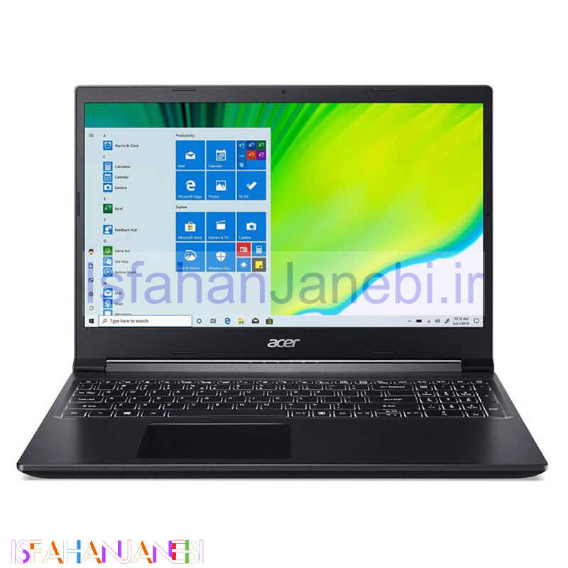 اصفهان جانبی-لپ تاپ Acer Aspire 7 A715 Ryzen 7 (5700U) 16GB 512GB SSD NVIDIA 4GB 15.6" FHD