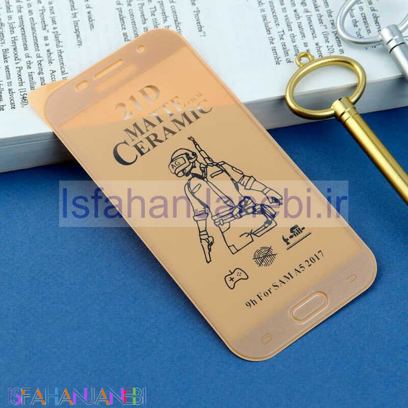 اصفهان جانبی-گلس سرامیکی مات Samsung Galaxy A5 2016 طلایی
