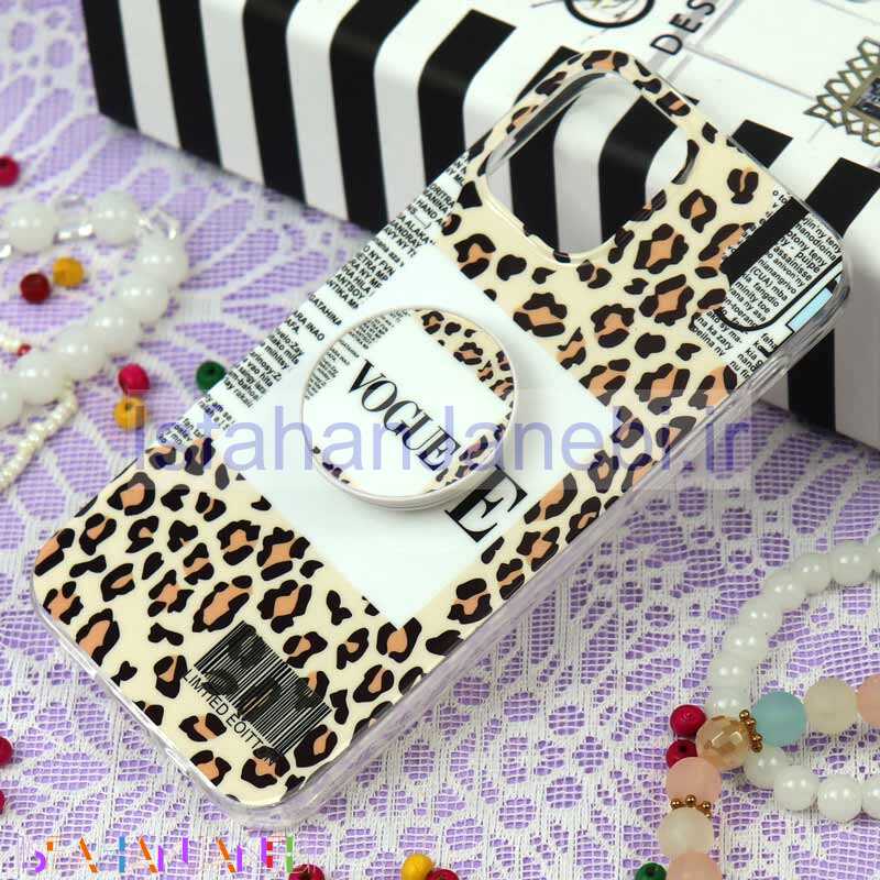 اصفهان جانبی-قاب سوپر IMD دور شفاف VOGUE پاپ سوکت دار iPhone 12 / 12 Pro