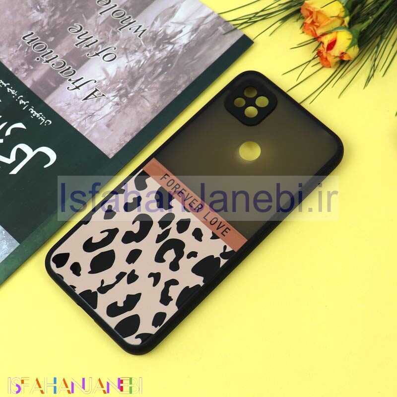 اصفهان جانبی-قاب PC مات محافظ لنزدار طرحدار پلنگی شیائومی Redmi 9C