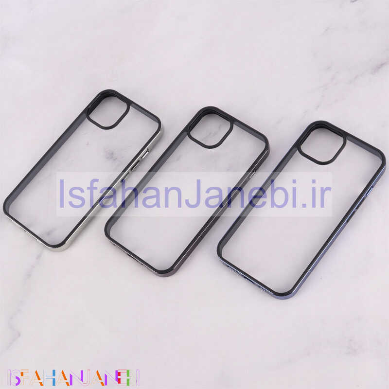 اصفهان جانبی-قاب Q Series آیفون iPhone 13 / 14 شفاف دور براق