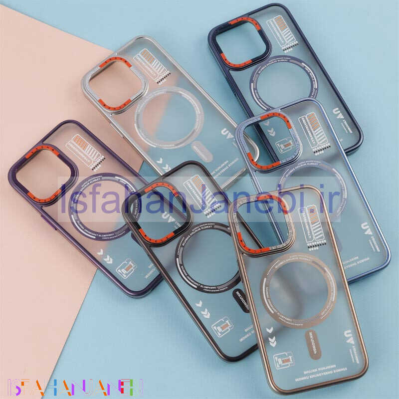 اصفهان جانبی-قاب ضد ضربه اورجینال MKUIONGH مگ سیف طرح دار iPhone 13 Pro