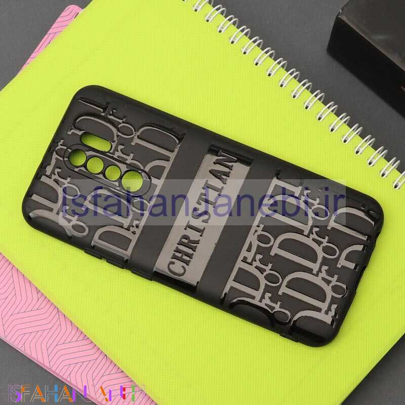 اصفهان جانبی-قاب طرحدار محافظ لنزدار مشکی Dior شیائومی Redmi 9