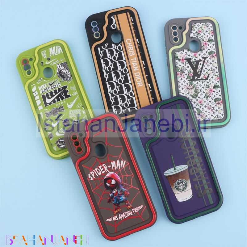 اصفهان جانبی-قاب سولید طرح دار دو رنگ محافظ لنزدار Samsung Galaxy A11 / M11