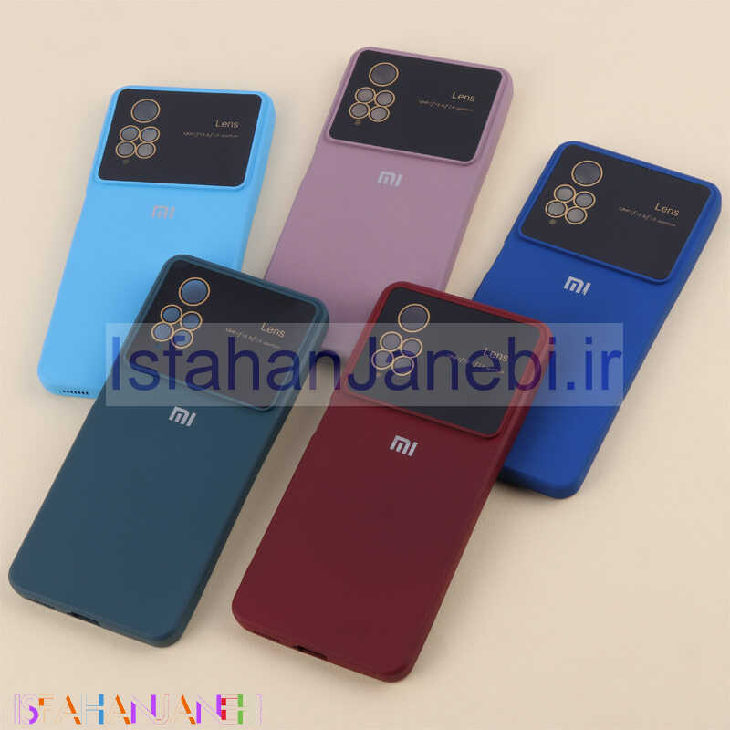 اصفهان جانبی-قاب سیلیکونی Lens Aperture محافظ لنزدار Xiaomi Redmi Note 12 Pro 4G