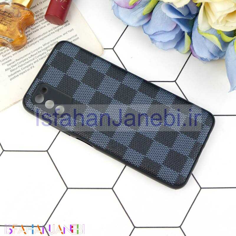 اصفهان جانبی-قاب محافظ لنزدار چرمی لاکچری Samsung Galaxy A03s