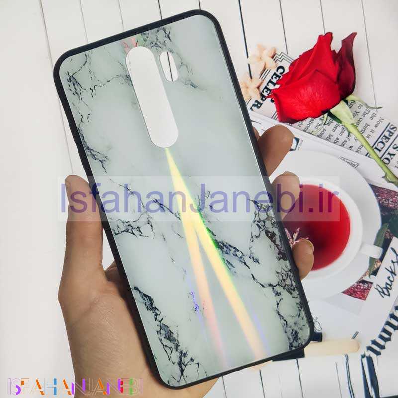اصفهان جانبی-قاب لیزری پشت گلسی سنگی شیائومی Redmi Note 8 Pro