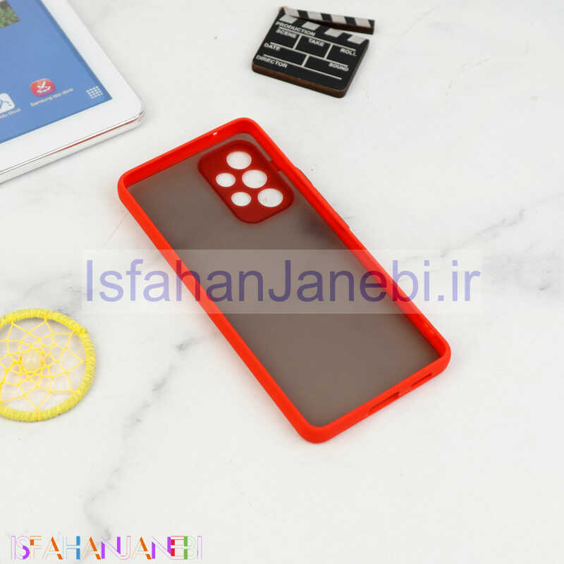 اصفهان جانبی-قاب PC مات محافظ لنز دار Samsung Galaxy A53 5G