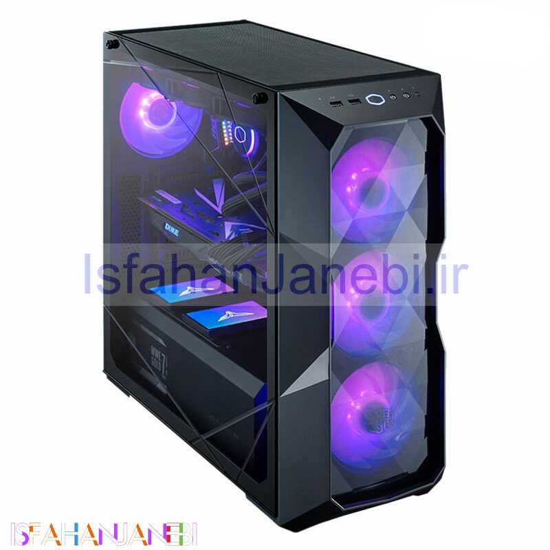 اصفهان جانبی-کیس کامپیوتر کولر مستر Cooler Master MasterBox TD500 MESH-B