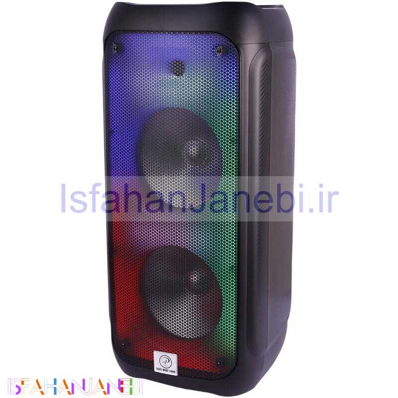 اصفهان جانبی-اسپیکر چمدانی بلوتوثی رم و فلش خور XP-Product XP-ME1116C + میکروفون و ریموت کنترل