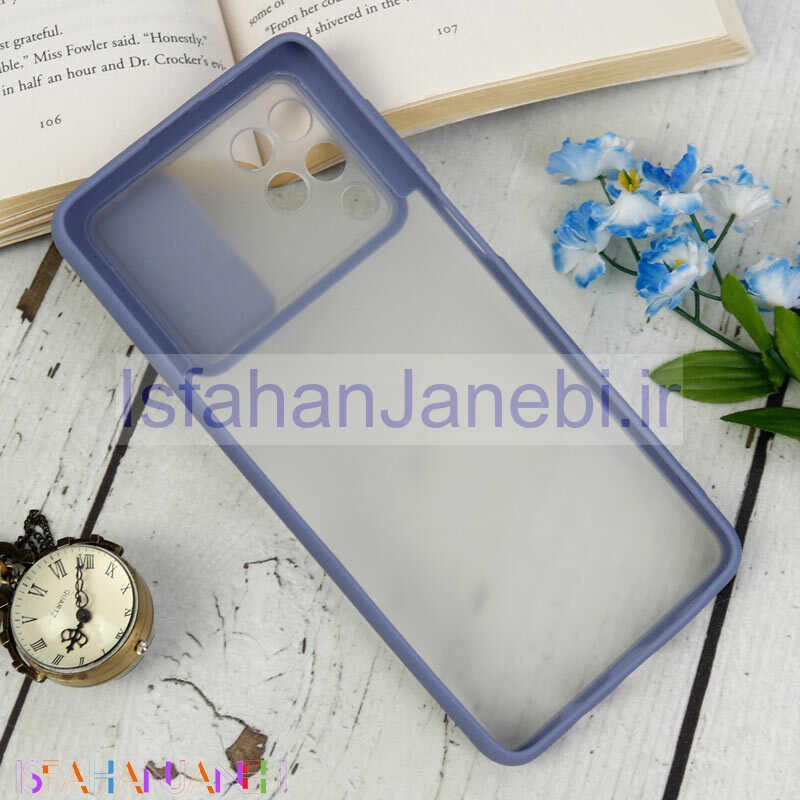 اصفهان جانبی-قاب PC مات محافظ لنز دار کشویی Samsung Galaxy M62