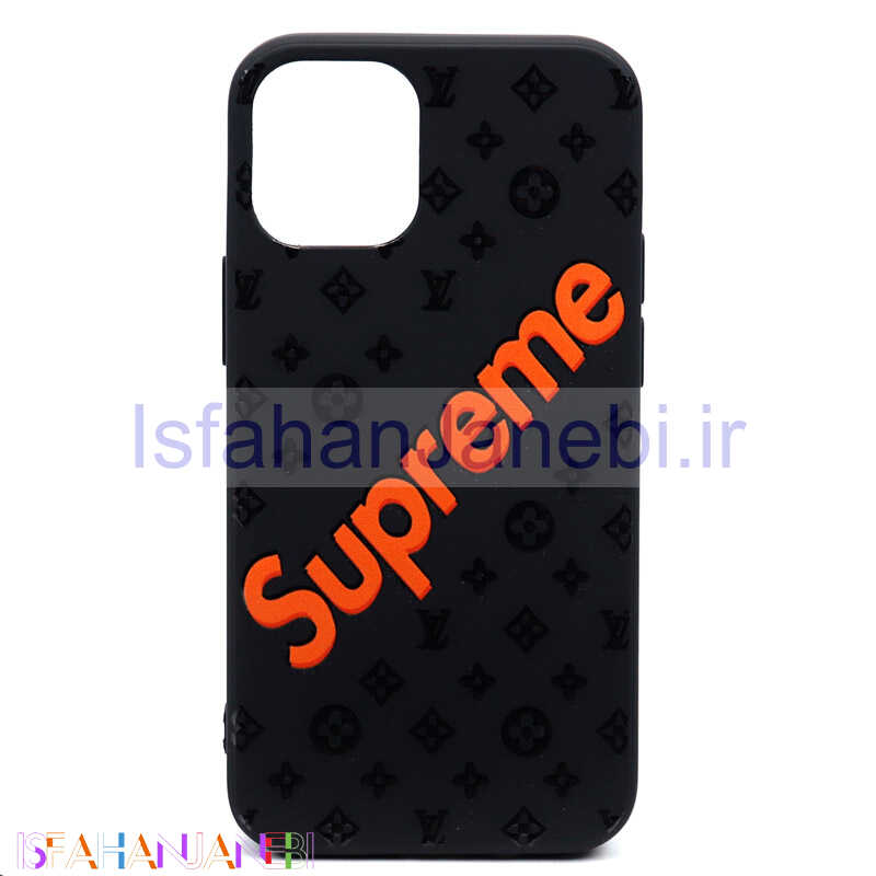 اصفهان جانبی-قاب طرحدار مشکی Superme آیفون iPhone 12 Mini