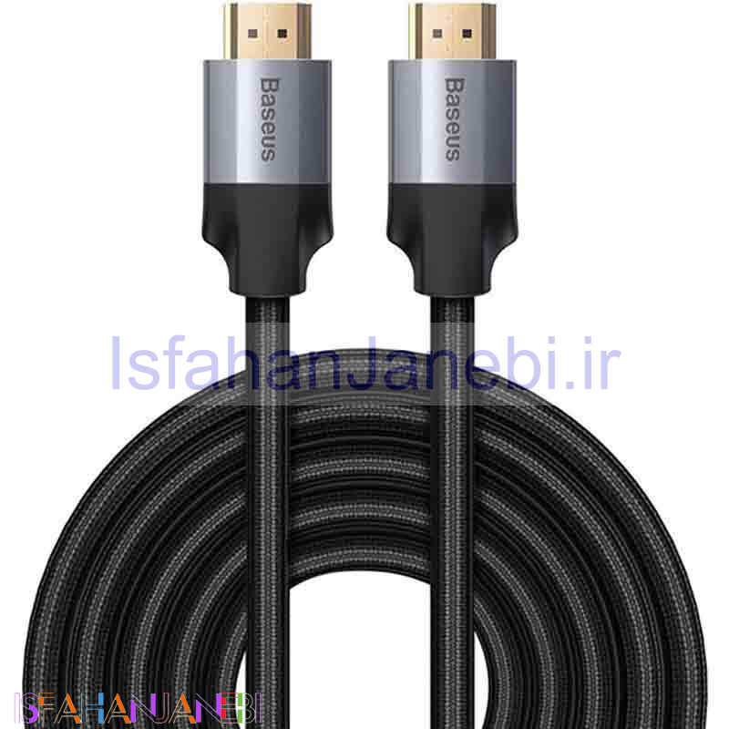 اصفهان جانبی-کابل Baseus CAKSX-E0G HDMI V2.0 4K 5m