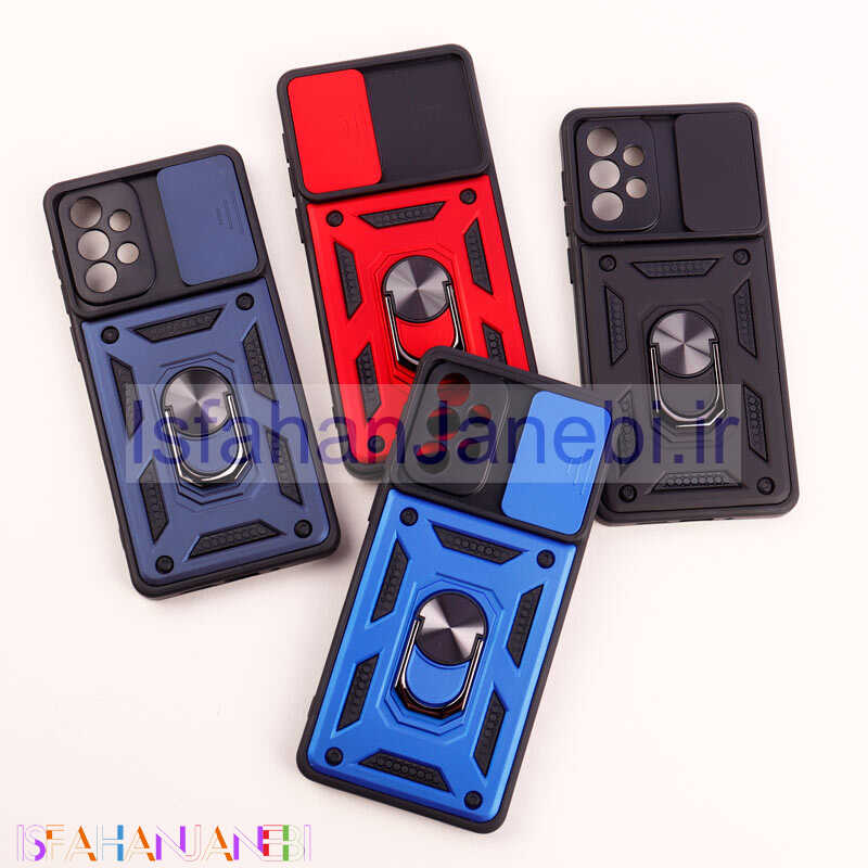 اصفهان جانبی-قاب ضد ضربه محافظ لنزدار کشویی هولدر دار بتمن Samsung Galaxy A73