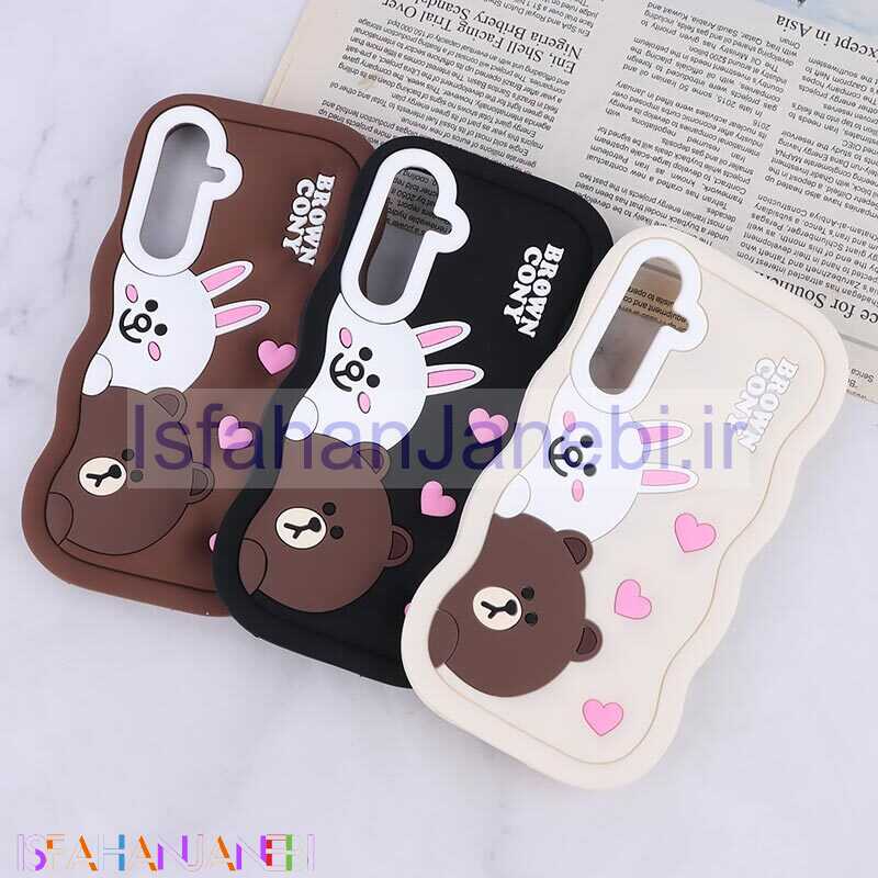 اصفهان جانبی-قاب سیلیکونی موج دار سامسونگ Galaxy A55 خرسی