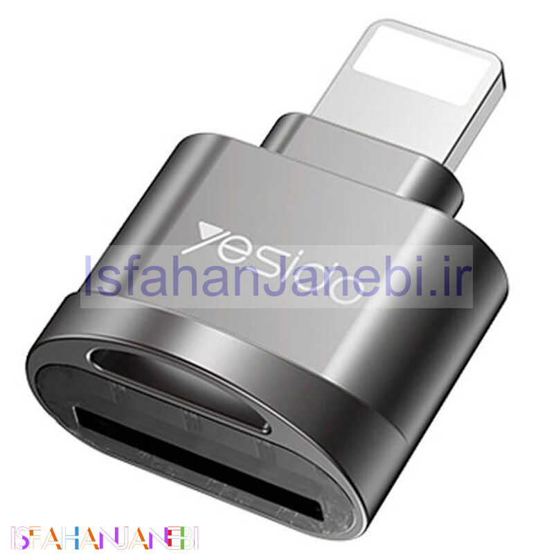 اصفهان جانبی-رم ریدر تک کاره Yesido GS18 OTG Lightning