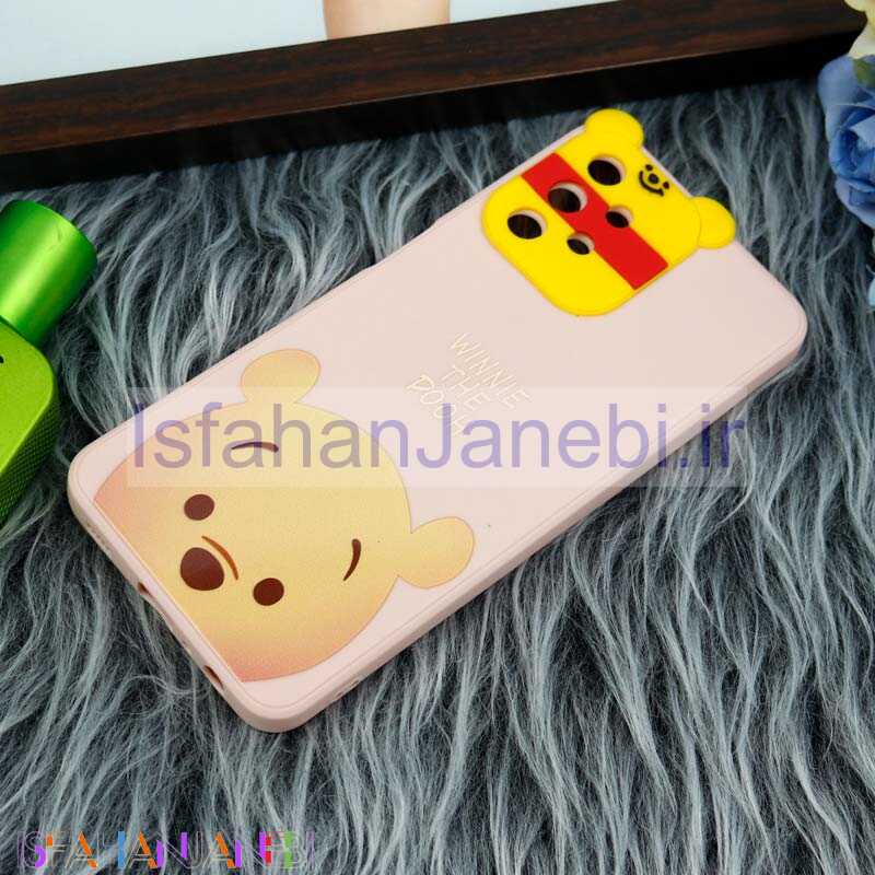 اصفهان جانبی-قاب سیلیکونی عروسکی محافظ لنزدار طرح Pooh سامسونگ Samsung A32 5G