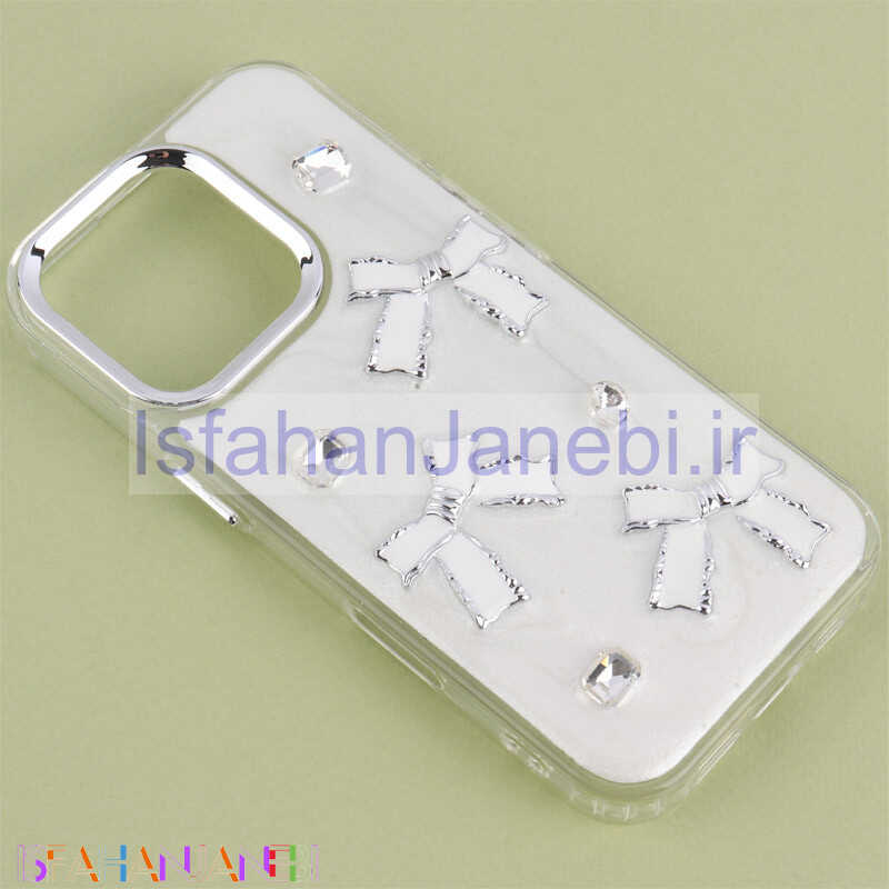 اصفهان جانبی-قاب اکلیلی Vip Max آیفون iPhone 16 Pro پاپیونی نگین دار