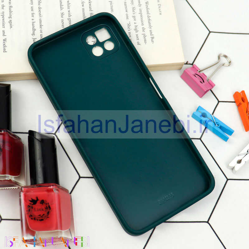 اصفهان جانبی-قاب محافظ لنزدار لیزری رنگین کمانی Samsung Galaxy A22 5G
