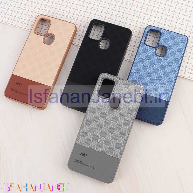 اصفهان جانبی-قاب چرمی HDCI سامسونگ Galaxy A21s دو تکه طرح دار