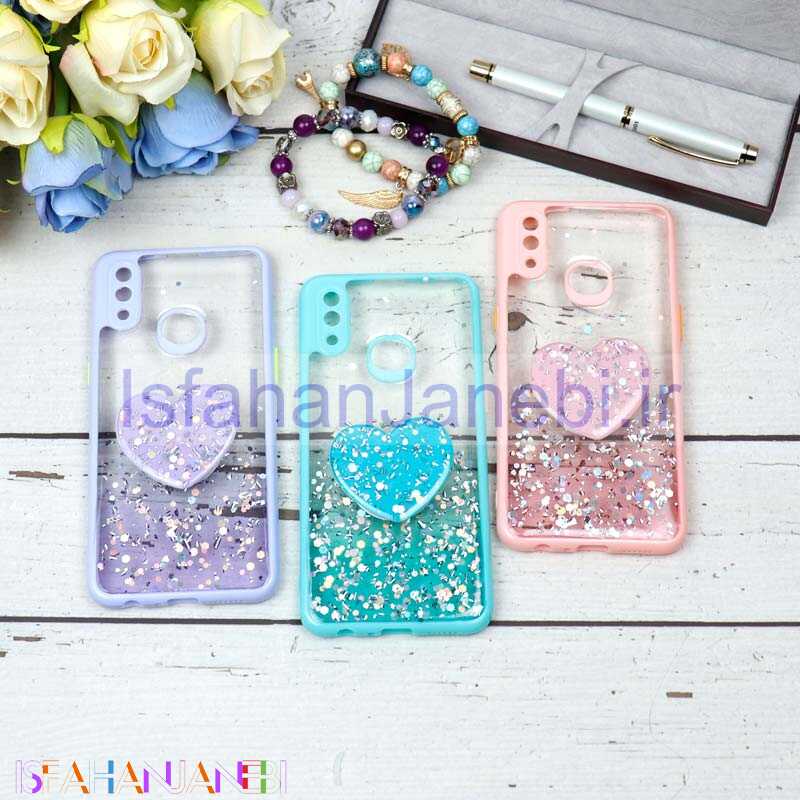 اصفهان جانبی-قاب محافظ لنزدار اکلیلی شفاف پاپ سوکت دار Samsung A10s