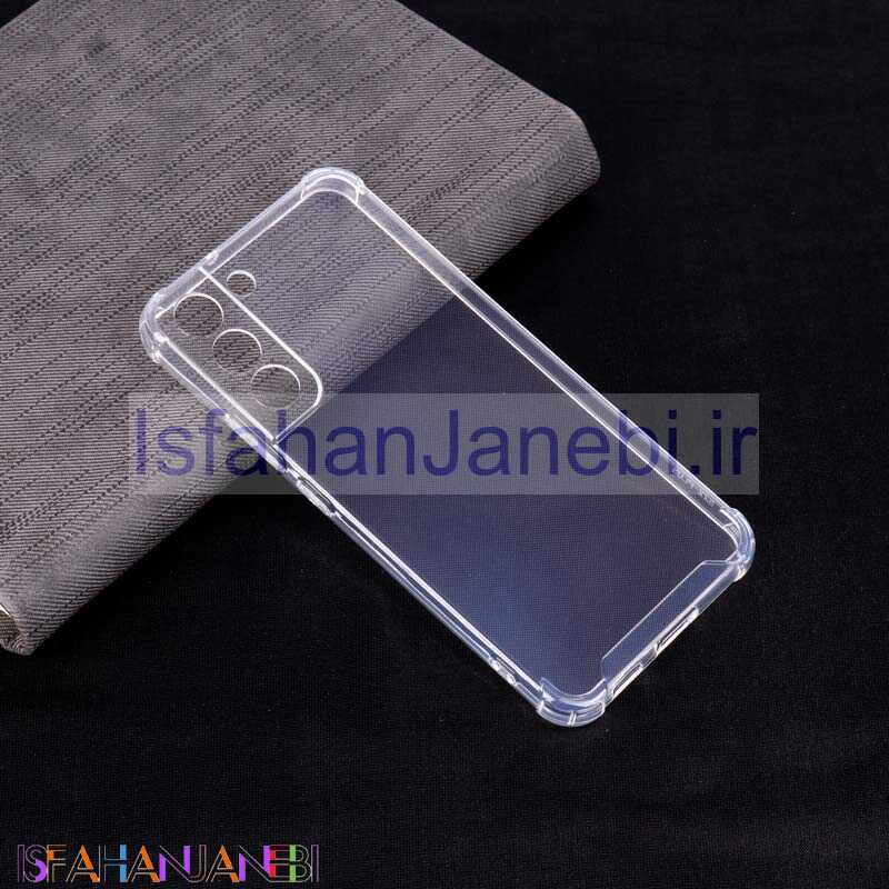 اصفهان جانبی-قاب ژله ای ضربه گیر بی رنگ محافظ لنزدار Samsung Galaxy S22 Plus