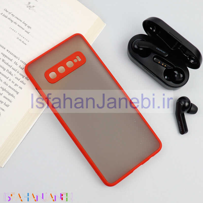 اصفهان جانبی-قاب PC مات محافظ لنز دار Samsung S10 Plus