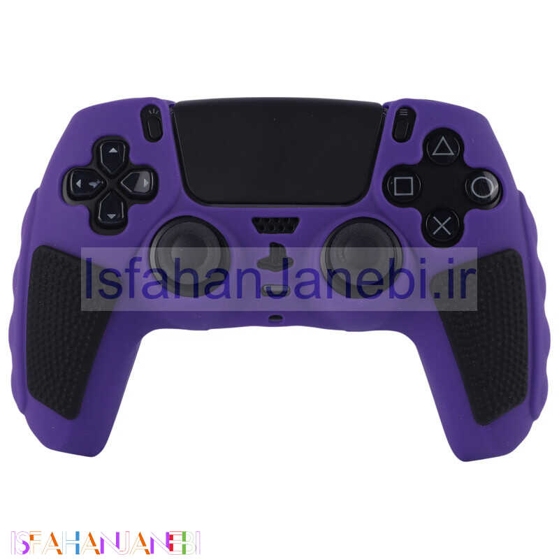 اصفهان جانبی-روکش دسته بازی PS5 استوپ دار زمینه بنفش