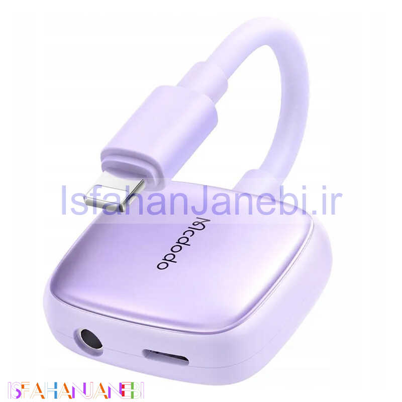 اصفهان جانبی-تبدیل Mcdodo CA-2741 Lightning to AUX / Lightning