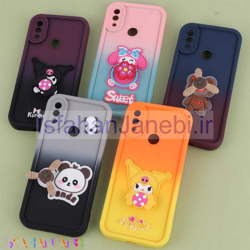 اصفهان جانبی-قاب سیلیکونی شیائومی Redmi Note 7 / Note 7 Pro اسپینردار محافظ لنزدار دورنگ