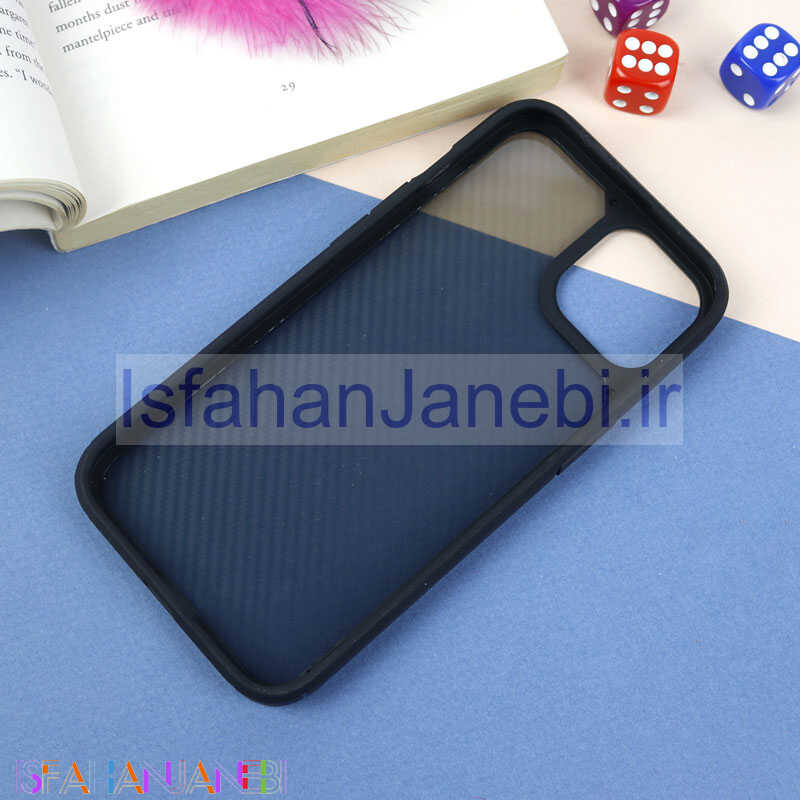 اصفهان جانبی-قاب PC کربن iPhone 13 Pro مشکی