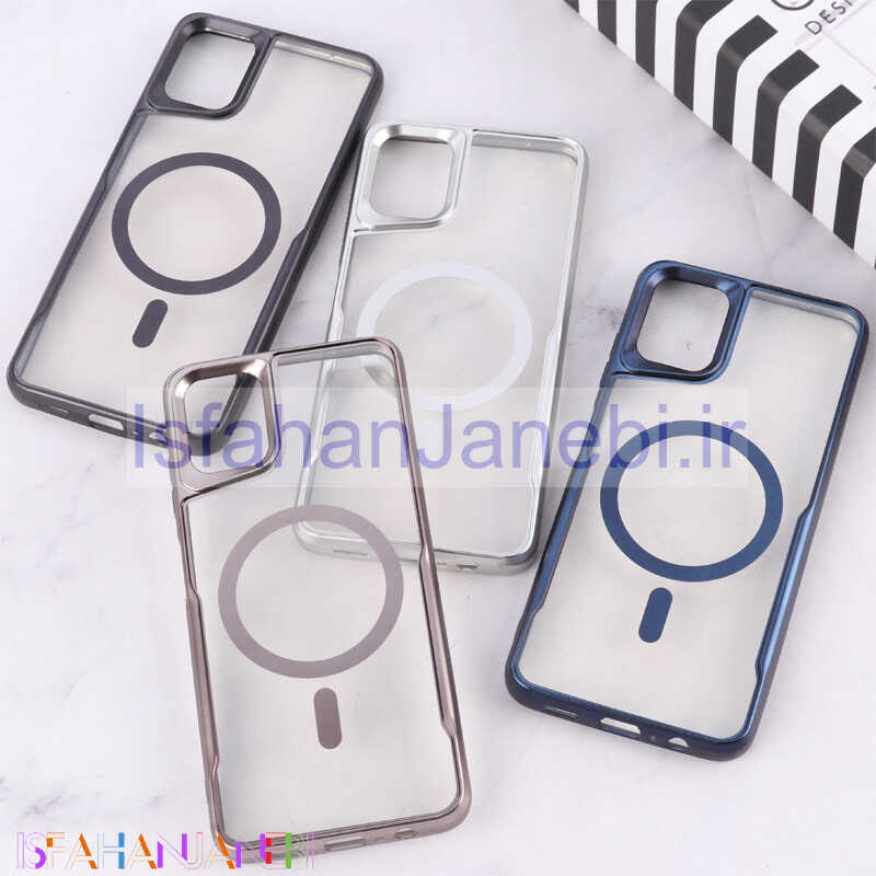 اصفهان جانبی-قاب شفاف سامسونگ Galaxy A06 طرح مگ سیف تیتانیوم