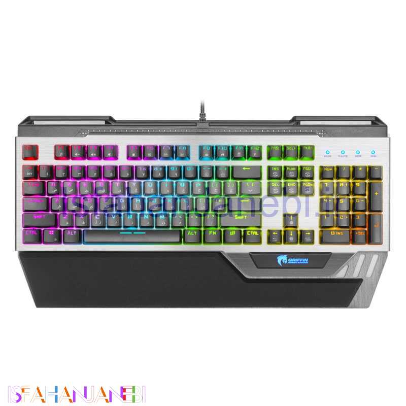 اصفهان جانبی-کیبورد گیمینگ گرین GK803-RGB