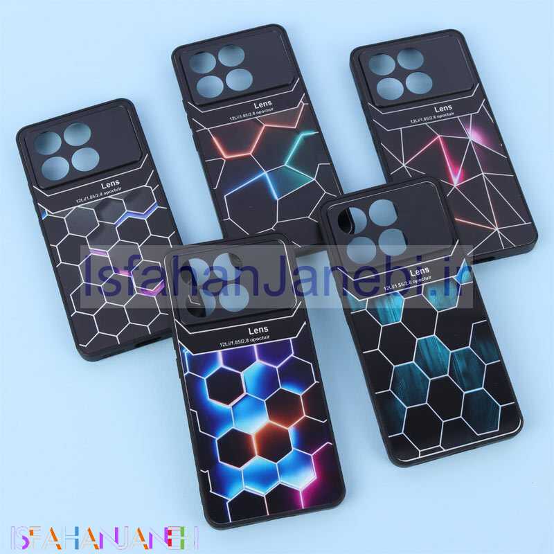 اصفهان جانبی-قاب Lens Opoctuir هفت رنگ محافظ لنزدار Xiaomi Poco X6 Pro