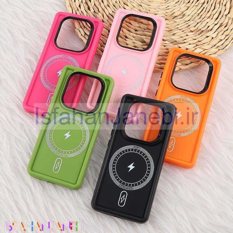 اصفهان جانبی-قاب سولید Coinall شیائومی Redmi Note 14 Pro Plus 5G طرح مگ سیف هولوگرامی