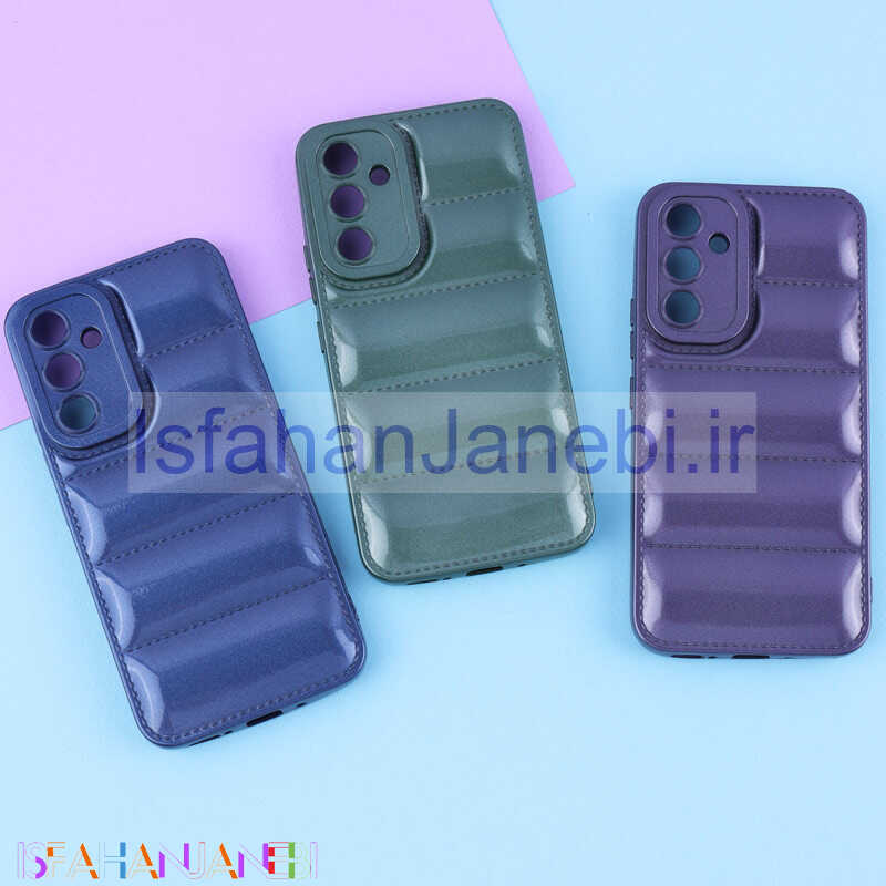 اصفهان جانبی-قاب پافر اکلیلی ژله ای محافظ لنزدار Samsung Galaxy A54